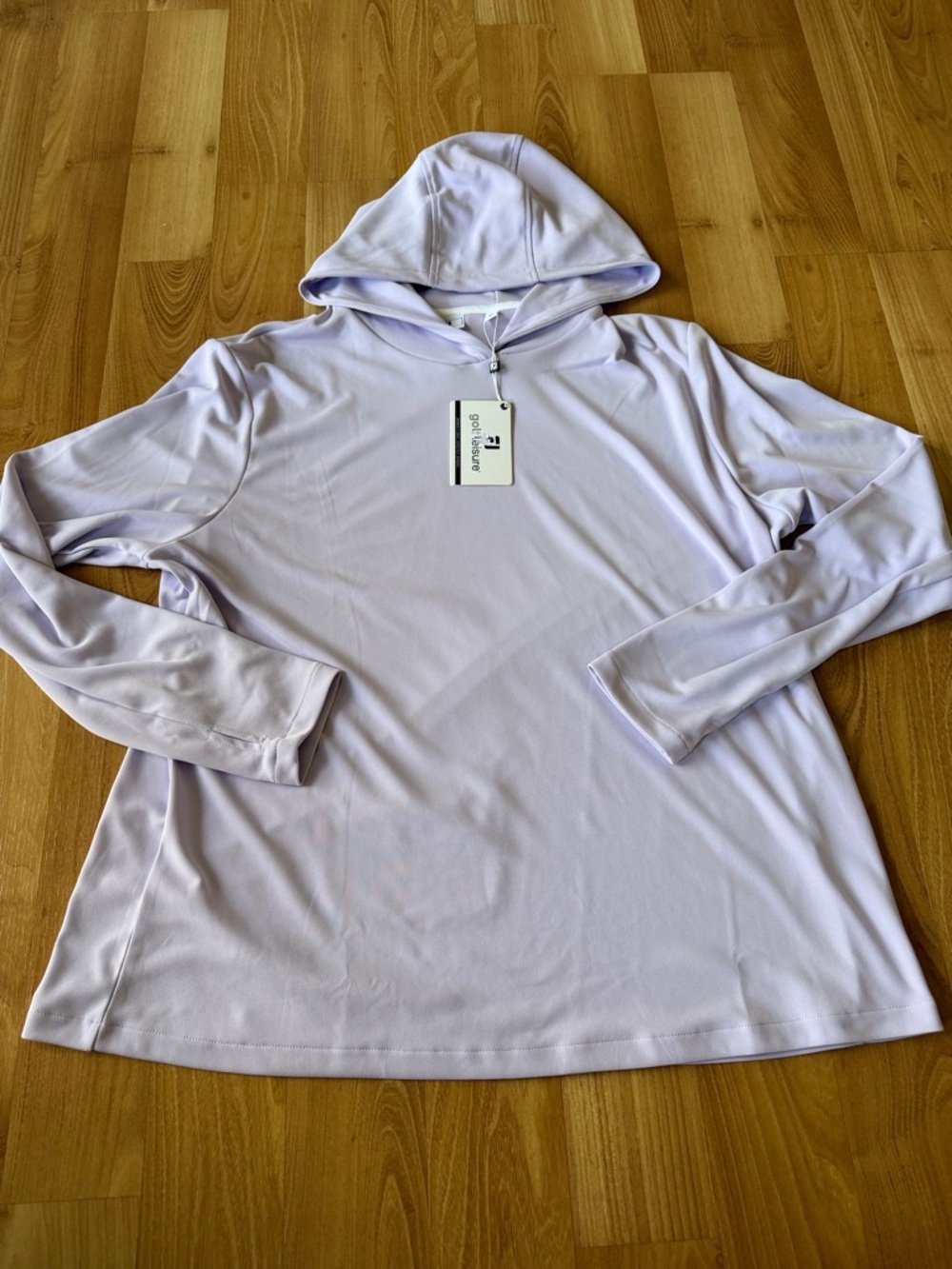 FootJoy NWT women’s SUNPRO pullover hoodie lavender purple XL